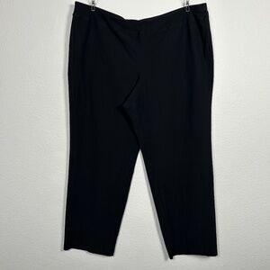 Eileen Fisher plus size 3X Strech crepe pull on pant black NWOT